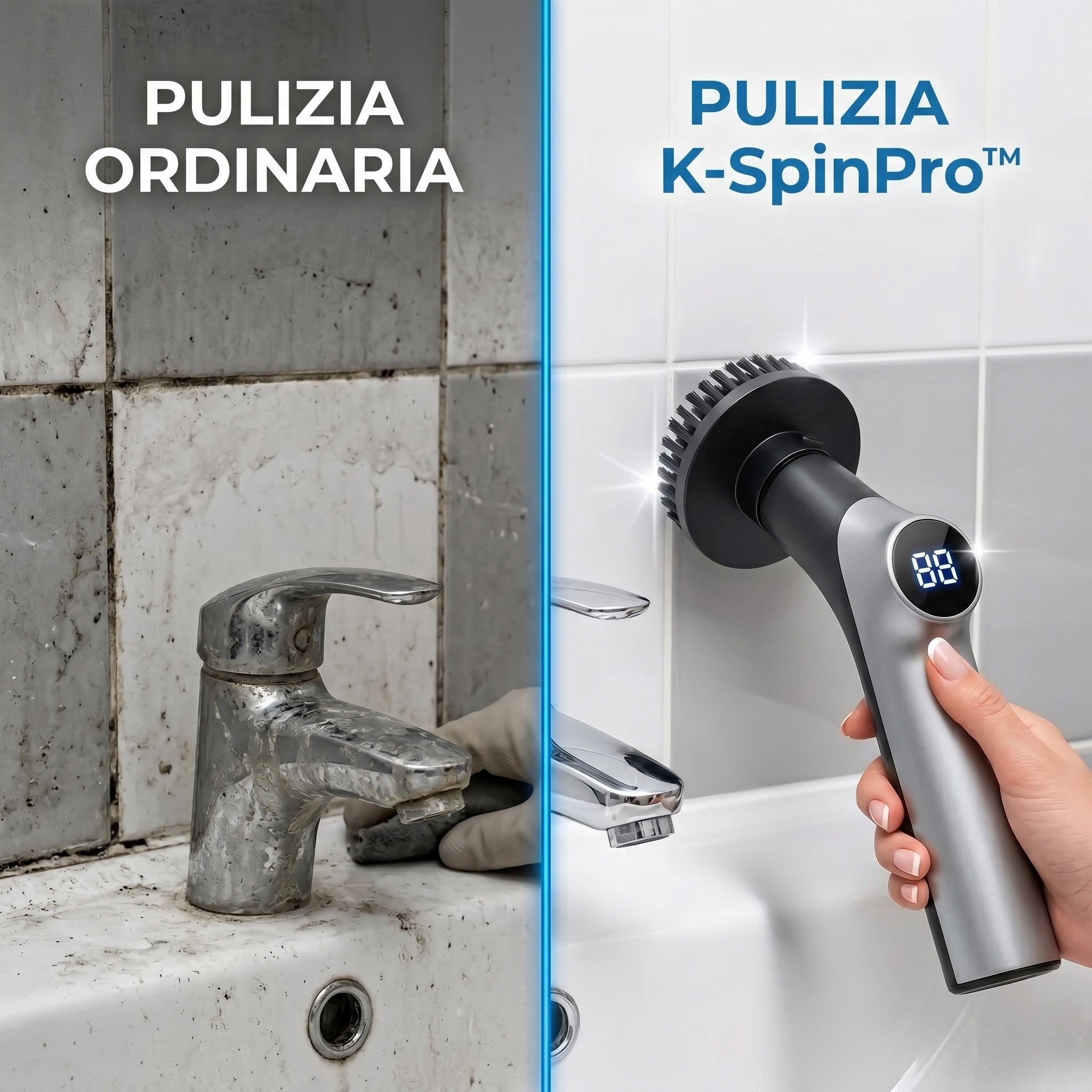 K-SpinPro™ - Spazzola Elettrica Rotante 7 in 1